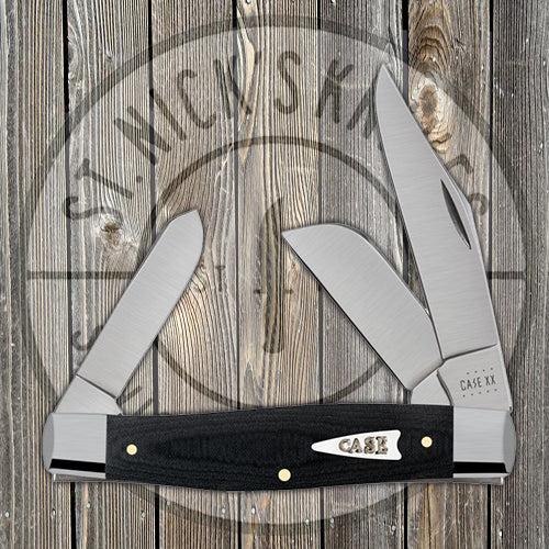 Case Large Stockman - Smooth Black Micarta - 27732