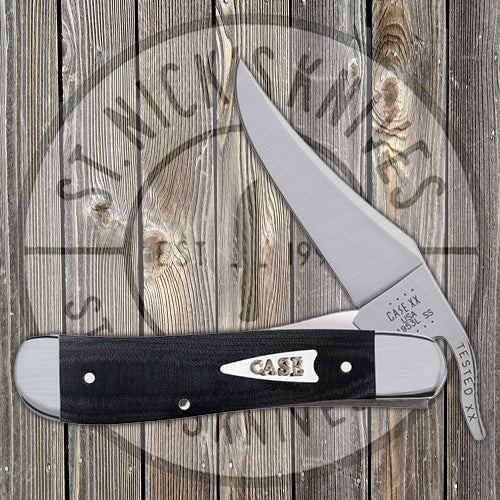 Case RussLock - Smooth Black Micarta - 27734