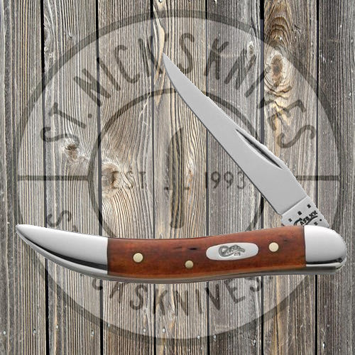 Case - Chestnut Smooth Bone - Small Texas Toothpick - 28703