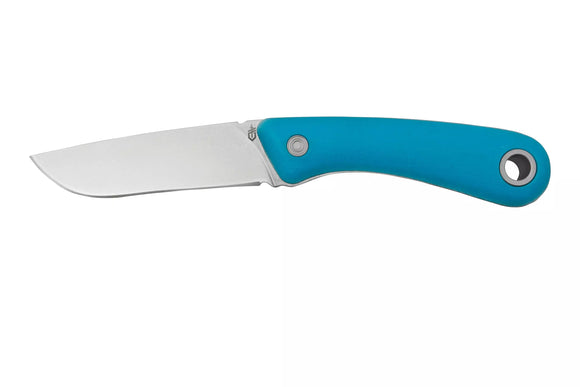 Gerber Spine - Fixed Blade - Fine Edge - Cyan Handle - 30-001498