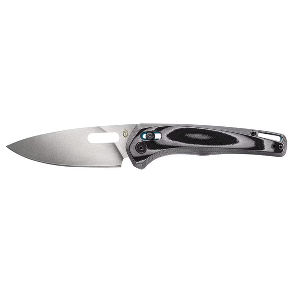 Gerber Sumo - Pivot Lock -Black/White/Cyan G-10 Handle - 7Cr17MoV Steel - 30-001815