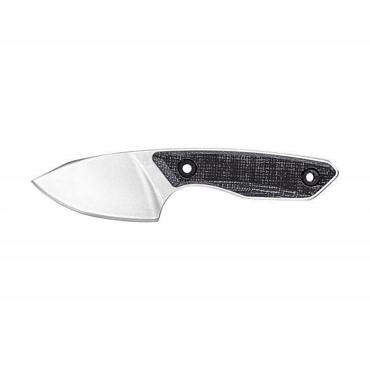 Gerber Stowe - Fixed Blade - Black Micarta Handle - Leather Sheath - 30-001905