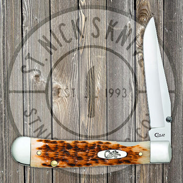 Case - Kickstart - TrapperLock - Amber Bone - Peach Seed Jig - 30090