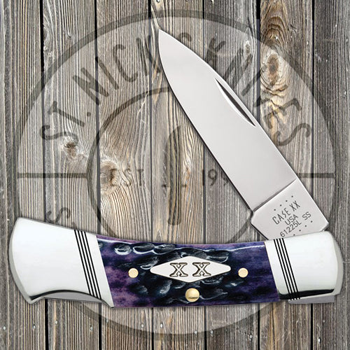 Case Lockback - Purple Bone - Standard Jig - 31621