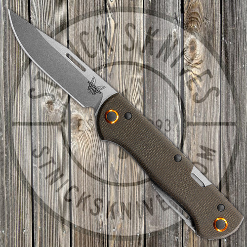Benchmade Weekender - CPM-S30V - Slip Joint - Micarta Handle - 317-1