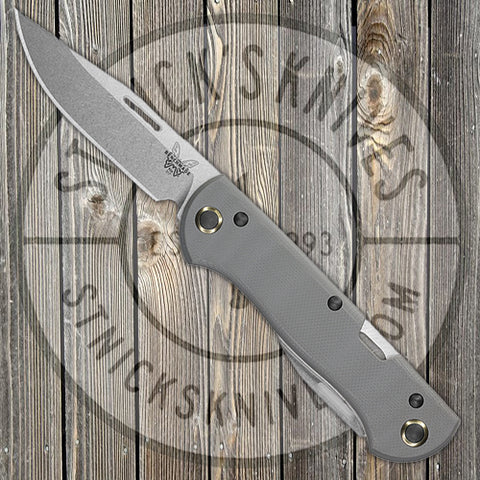 Benchmade Weekender - CPM-S30V - Slip Joint - Gray G10 Handle - 317