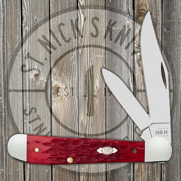 Case Copperhead - Dark Red Bone - Peach Seed Jig - Carbon Steel - 31953