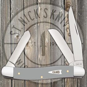 Case Medium Stockman - Smooth Gray Synthetic - 32591