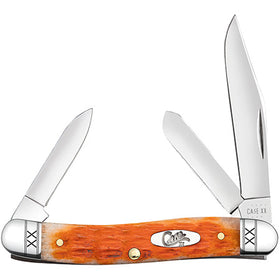 Case Medium Stockman - Crandall Jig Cayenne Bone - 35812