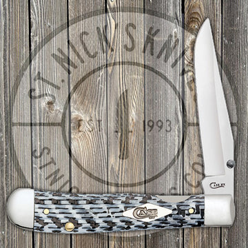 Case - Kickstart - TrapperLock - White & Black Carbon Fiber/G10 Weave - 38921