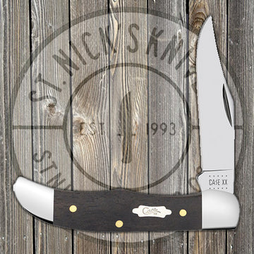 Case Pocket Hunter - Smooth Ebony Wood Handle - 40196