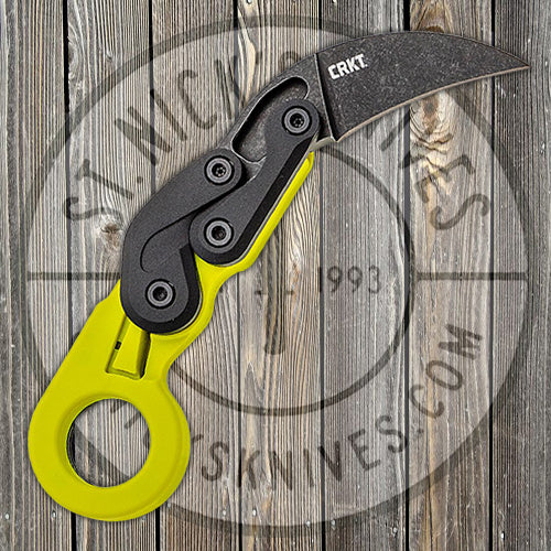 CRKT Provoke - Kinematic Folding Karambit - Green Grivory Handles - 4041G