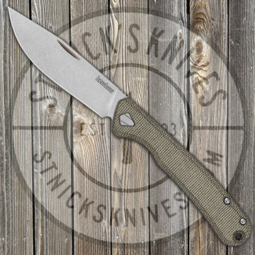 Kershaw Federalist - Slip Joint - Green Micarta - CPM-154 - 4320 - CLOSEOUT