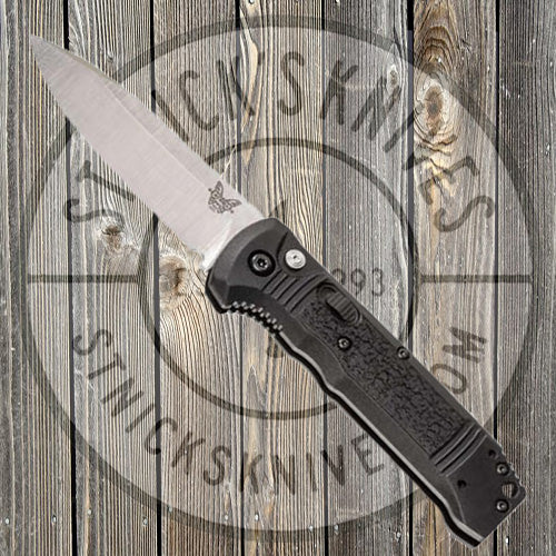Benchmade - Casbah - Automatic - Black Grivory - Plain Edge - 4400