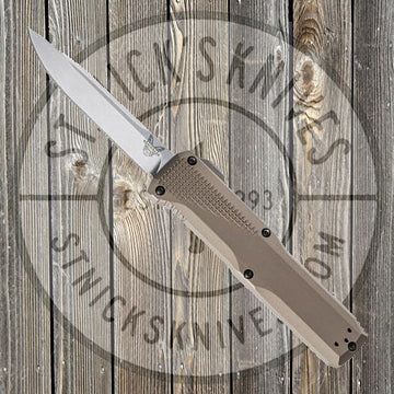 Benchmade - Phaeton - D/A - OTF - Automatic - Dark Earth Handle - Satin Blade - 4600-1