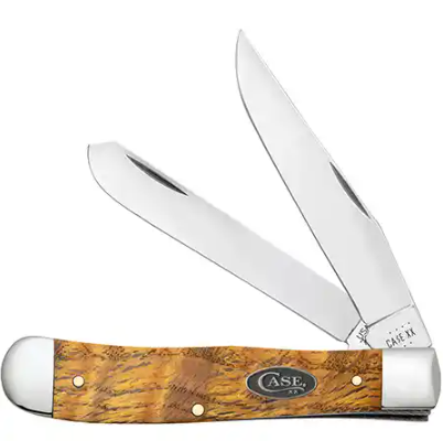 Case Trapper - Yellow Curly Maple Wood - 47120