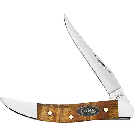 Case Small Texas Toothpick - Yellow Curly Oak Wood - 47125