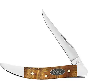 Case Small Texas Toothpick - Yellow Curly Oak Wood - 47125