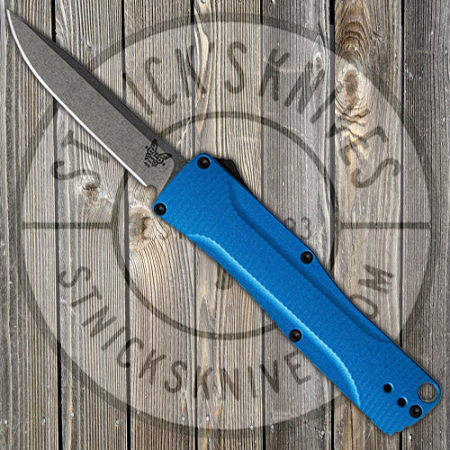 Benchmade - Om - D/A OTF - Automatic - Blue Handle - CPM-S30V - 4850-1