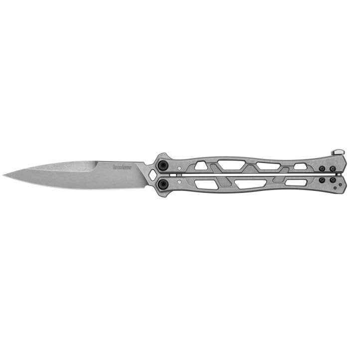 Kershaw Moonsault - Balisong - Stainless Steel Handle - 14C28N Blade - 5050