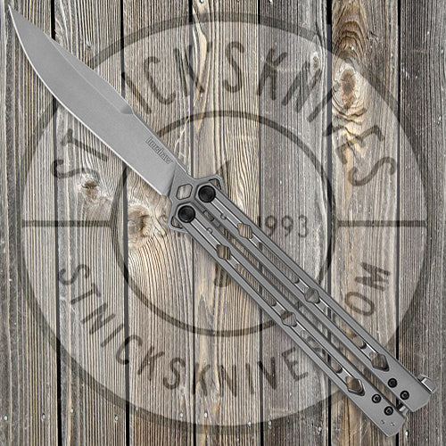 Kershaw Lucha - Balisong - Stainless Steel Handle - 14C28N Blade - 5150