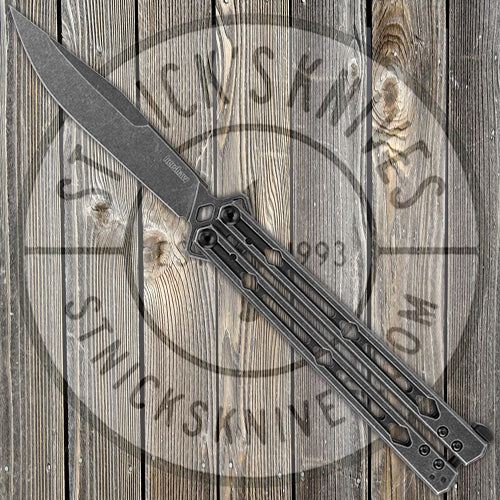 Kershaw Lucha - Balisong - Stainless Steel Handle - 14C28N Blade - 5150BW