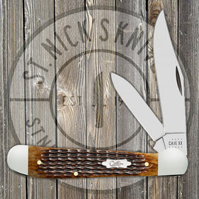 Case Copperhead - Antique Bone - Rogers Corn Cob Jig - 52833