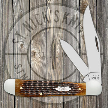 Case Copperhead - Antique Bone - Rogers Corn Cob Jig - 52833