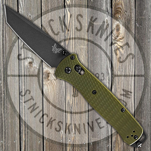 Benchmade Bailout - M4 Tanto Blade - Green Aluminum Handle - 537GY-1