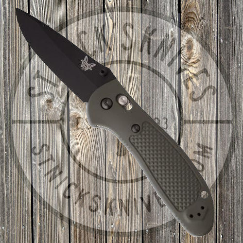 Benchmade - Griptilian - AXIS Lock - Olive Drab - Black Blade -  551BKOD