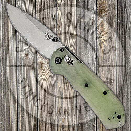 Benchmade - Mini Freek - Jade G10 Handle - CPM-S90V - Shot Show Exclusive -  565-2101