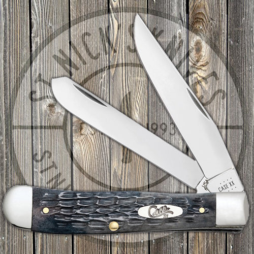 Case Trapper - Pocket Worn Gray Bone - Crandall Jig - 58410