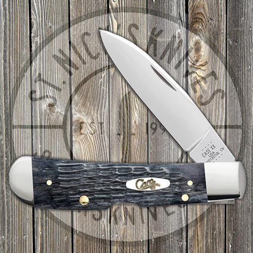 Case Tribal Lock - Pocket Worn Gray Bone - Crandall Jig - 58411