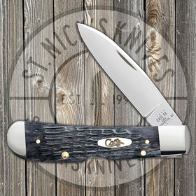 Case Tribal Lock - Pocket Worn Gray Bone - Crandall Jig - 58411