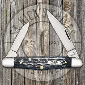 Case Half Whittler -  Pocket Worn Gray Bone - Crandall Jig - 58416