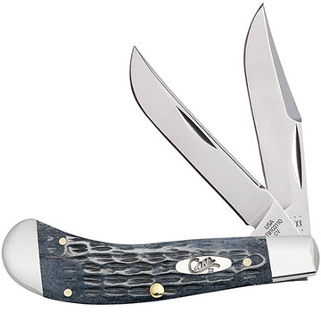 Case Small Saddlehorn - Crandall Jig Pocket Worn Gray Bone - 58417