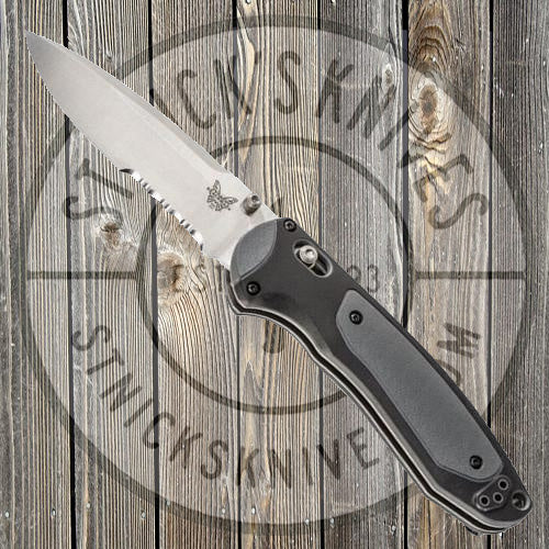 Benchmade - Boost - 590 - AXIS-Assist - Black/Gray - Combo Edge -  590S