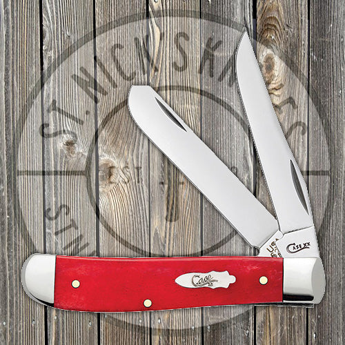 Case - Mini Trapper - Dark Red Bone - Smooth - 60546