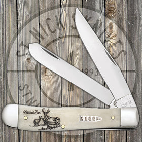 Case - Trapper - Sportsman Series - Natural Bone - Whitetail Deer - 60575