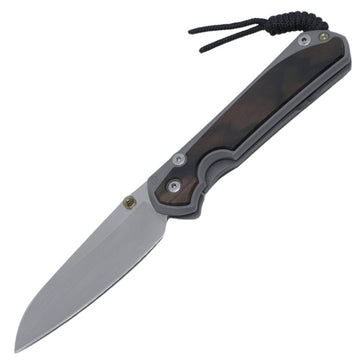 Chris Reeve Knives Large Sebenza 31 - Macassar Ebony Inlay - Insingo - L31-1128
