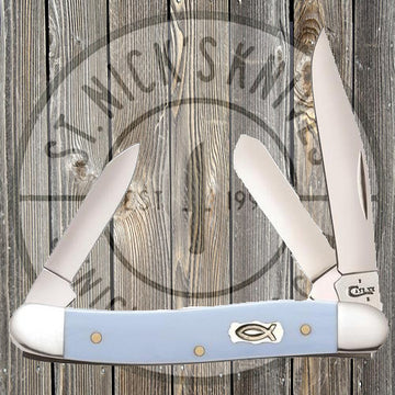 Case - Ichthus Shield - Blue Ice - Med. Stockman - 63544