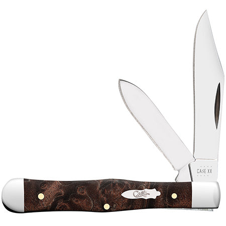 Case Small Swell Center Jack - Brown Maple Burl Wood - 64061