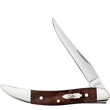 Case Small Texas Toothpick - Brown Maple Burl Wood - 64066