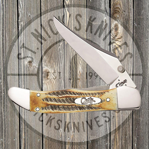 Case - Bonestag - Mid Folding Hunter - Spring Assisted - 65314