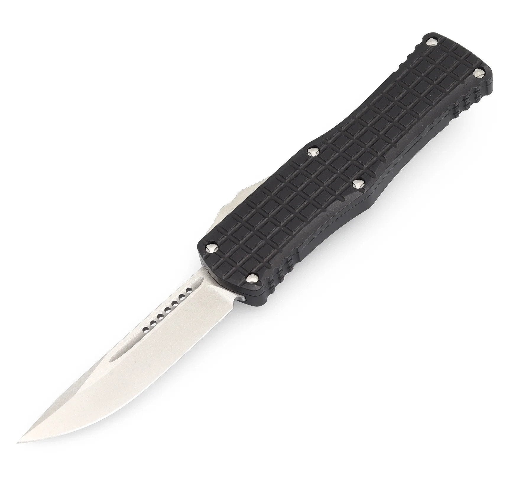 Microtech Hera - Signature Series - Frag Black Chassis - Single Edge Blade - 703-10FRS