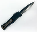 Microtech Hera - DLC Double Edge Dagger - Black Shadow Chassis - 702-1DLCTSH-2