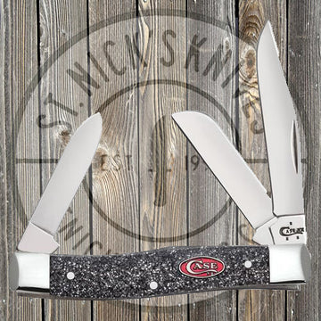 Case - Smooth Silver Stardust Kirinite - Medium Stockman - 75014