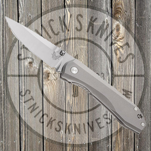 Benchmade - Mini Titanium Monolock -  M390 - Plain Edge - 765