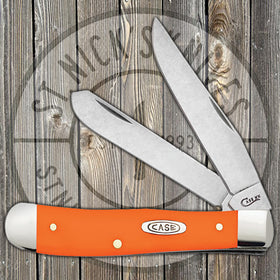 Case Trapper - Synthetic Orange Bone Handle - 80500 - SNK/WTO - Home Office