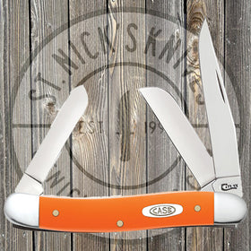 Case - Medium Stockman - Orange Synthetic Smooth - 80509